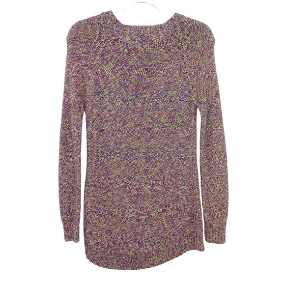 Mossimo Rainbow Knit Crewneck Sweater Cozycore Large - Picture 2 of 6